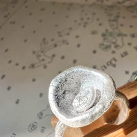 Salt Cup & Pebble Ring